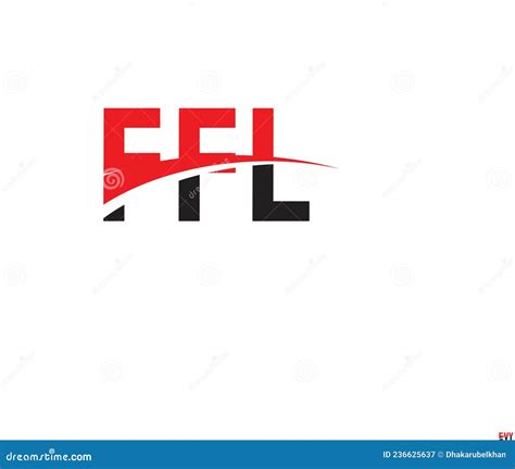 FFL Letter Initial Logo Design Vector Illustration Stock Vector - Illustration of text, abstract ...