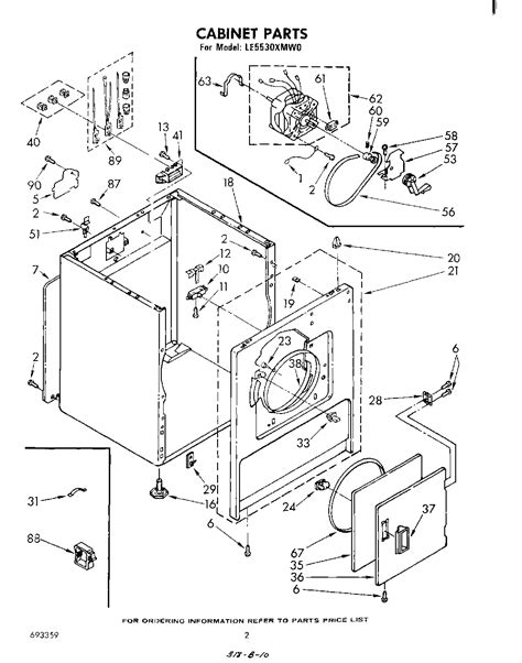 Parts For A Whirlpool Electric Dryer