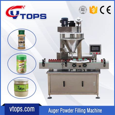 Automatic Powder Bottle Filling Machine | VTOPS-PSH-02 - Powder Fillers