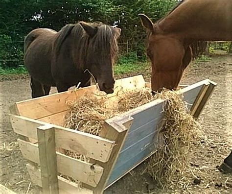 Incredible and Accessible Homemade Hay Feeder From Pallets | Diy horse ...