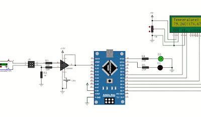 Arduino AD8495 Thermocouple Amplifier | ee-diary