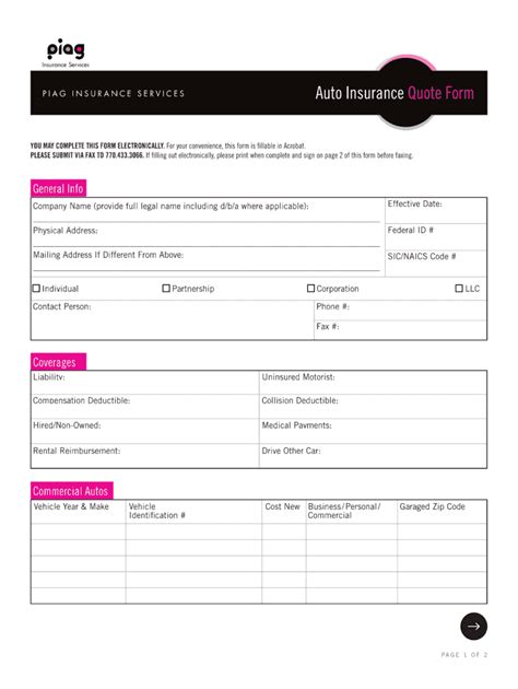 Auto quote sheet template: Fill out & sign online | DocHub