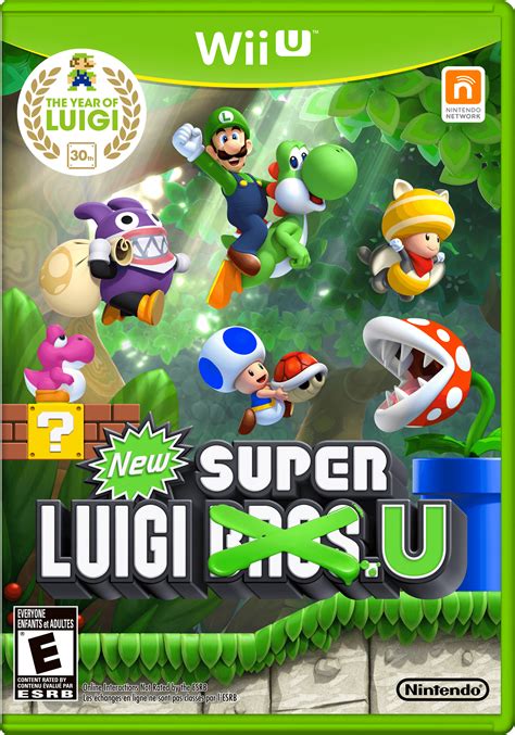 New Super Luigi U (Wii U) Box Art