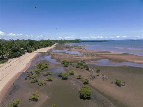 St Helens Beach Australia at Low Tide Stock Photo - Image of curves, australia: 237692076