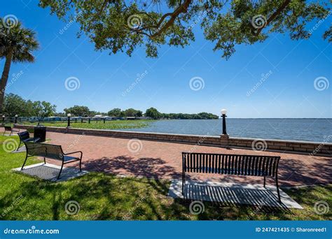 Ferran Park on Lake Eustis in Downtown Eustis, Florida Stock Image ...