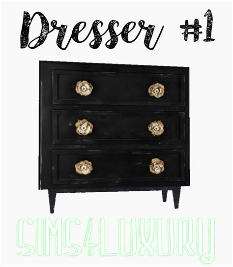 Dresser #1 - Sims4Luxury