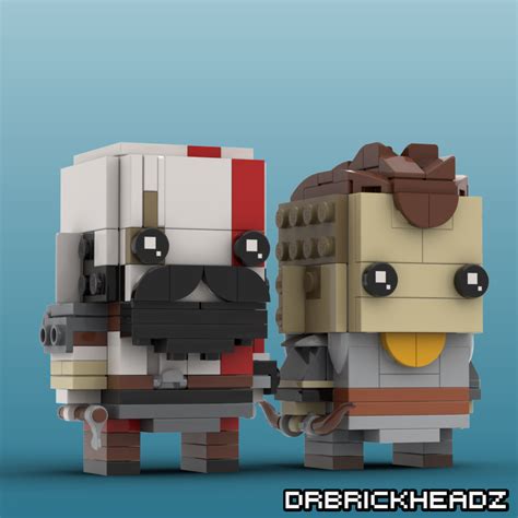 LEGO MOC Kratos + Atreus (God of War) Brickheadz Bundle by DrBrickheadz ...