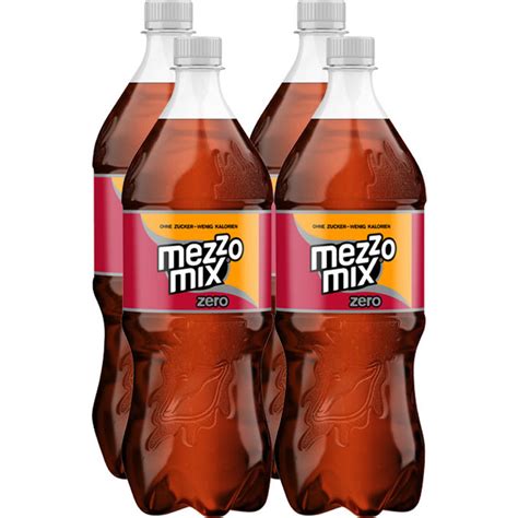 Mezzo Mix Zero, 4er Pack (EINWEG) zzgl. Pfand, 4x 1,5L von Mezzo Mix ...