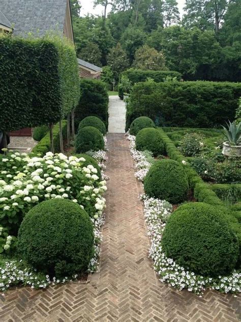 Boxwood garden, Garden inspiration, Garden paths