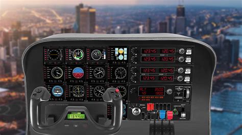 Logitech G Flight Simulator Aircraft Instrument Panel