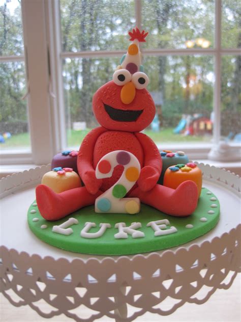 Birthday Elmo Cake Topper - CakeCentral.com