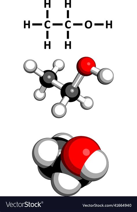 Ethanol Molecule Structure