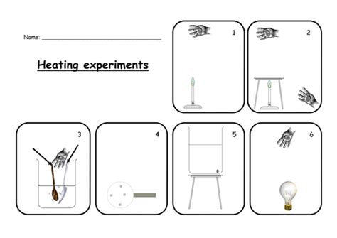 Heating Experiments | Teaching Resources