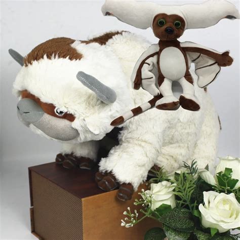 45CM The Last Airbender Resource Appa Avatar Stuffed Animals Plush Doll Cow OX Toy Gift Kawaii ...