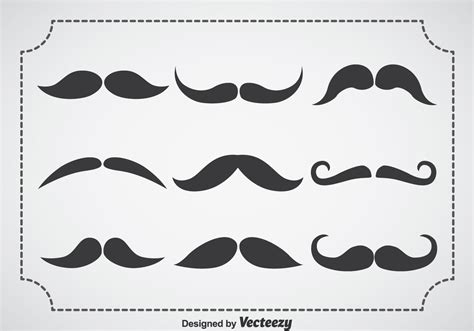 November Mustache Vector Sets 107677 Vector Art at Vecteezy