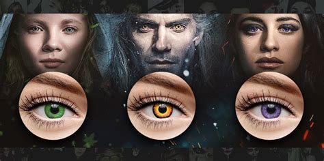 Witcher Contact Lenses | Geralt, Ciri & Yennefer Eye Contacts | Contact ...