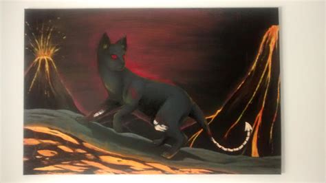 Hell Cat Painting by debsie911 on DeviantArt