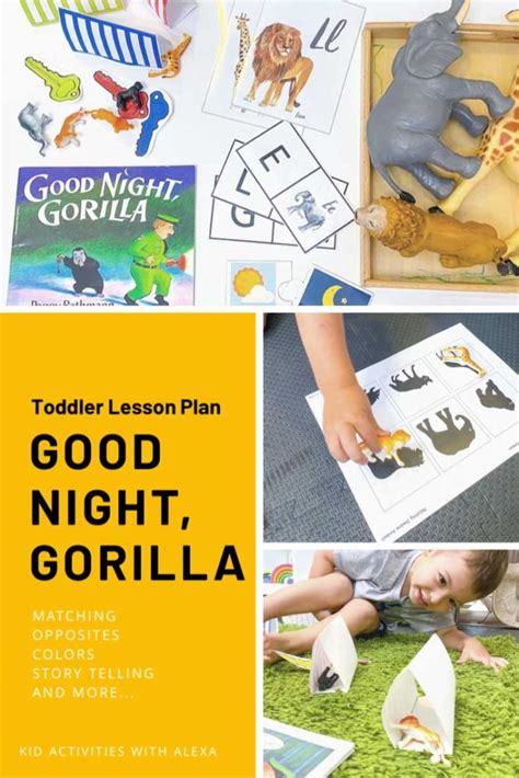 Good Night Gorilla Activities for Toddlers - Kid Activities with Alexa