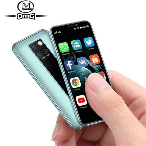 Small Mini Android 9.0 Smartphones Cheap 4g Quad Core Face Id Cell ...