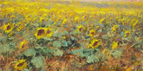 How to Paint a Sunflower Field in 7 Easy Steps | Master Oil Painting