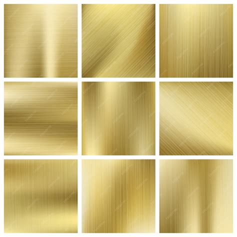 Premium Vector | Gold texture vector set