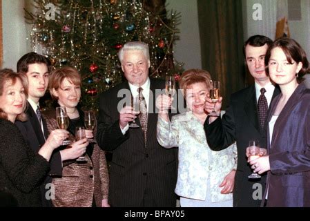 The family of Russian President Boris Yeltsin Stock Photo: 22816305 - Alamy