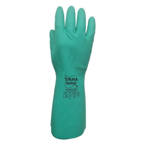 Safety Chemical GLoves 33 CM Nitrile Safety Gloves – Emergency Protection – Broadway Supplies