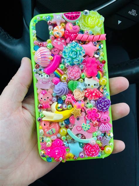 Custom Kawaii Decoden Case for Cell Phone iPhone 11 Pro Max | Etsy