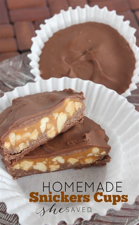 These Easy Homemade Snickers Snack Cups Will Be Your New Favorites ...