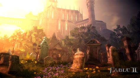 Fable 2 Fairfax graveyard sunset 4K wallpaper : r/Fable