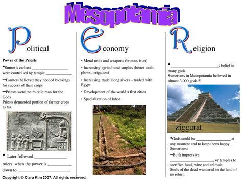 Mesopotamia P E R olitical conomy eligion - ppt download