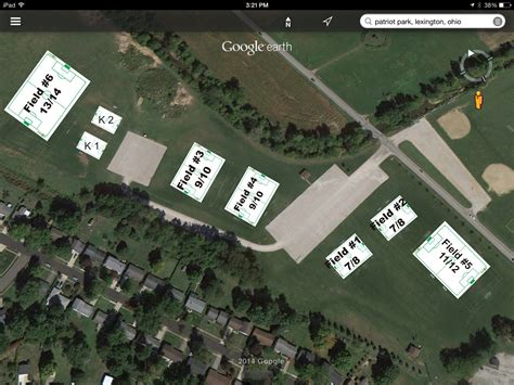 Field Map of Patriot Park