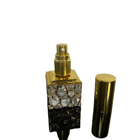 Buy Wholesale China 10ml Upscale Perfume Bottle Water Cube Gold Bottle ...