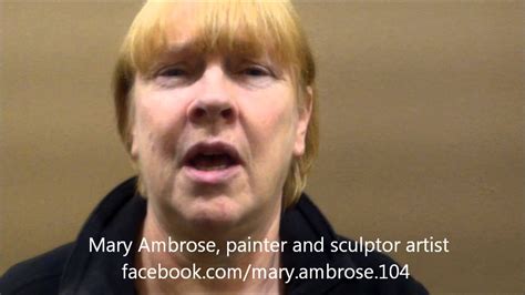 Mary Ambrose, artist at The Carlton Gallery in Toronto - YouTube