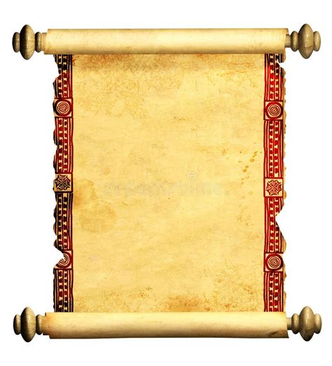 3d Scroll Of Old Parchment Stock Photos - Image: 22398513