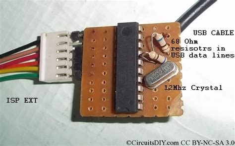 Simplest USB AVR programmer – Circuits DIY