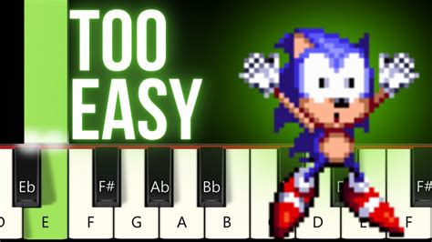 Sonic Drowning Music - VERY EASY Piano tutorial (Slow to Regular Speed ...