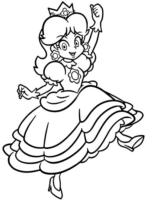 31 Princess Daisy Coloring Pages - ColoringPagesOnly.com