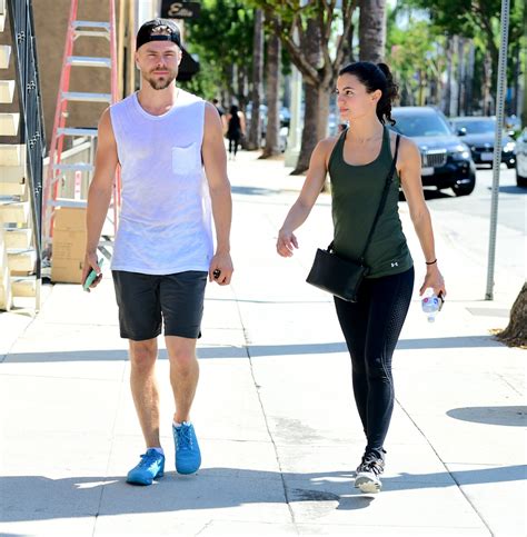 Derek Hough And Girlfriend Hayley Erbert Enjoy a Romantic Stroll