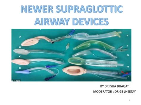 Supraglottic airway devices | PPT