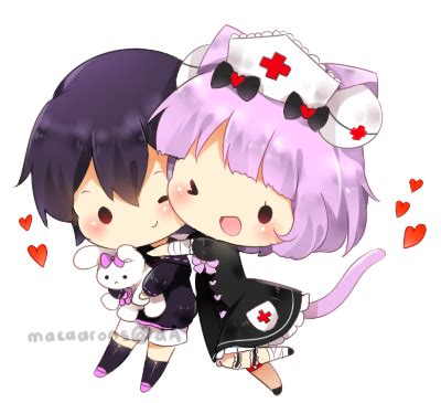 Hug! {Chibi commission} by macaarons on DeviantArt