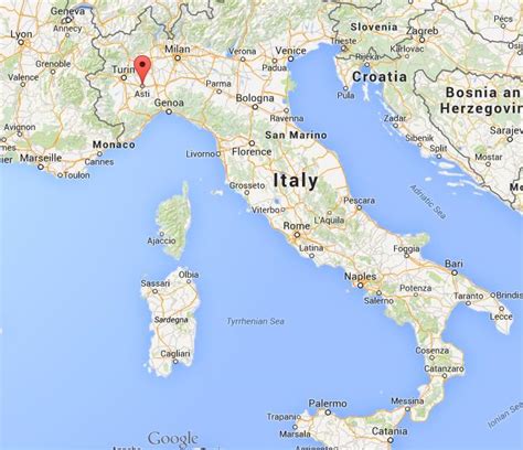 Where is Asti on map Italy