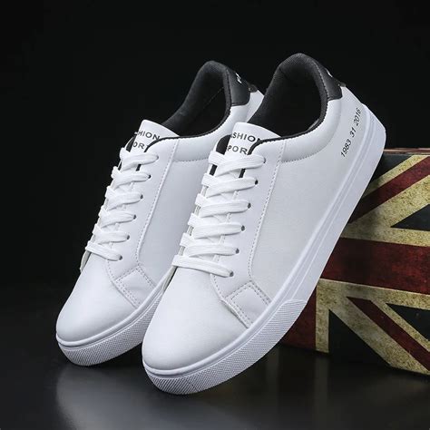 NAUSK 2019 Spring White Shoes Men Casual Shoes Male Sneakers Cool ...