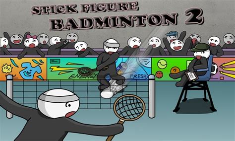 Stick Figure Badminton 2 | NuMuKi