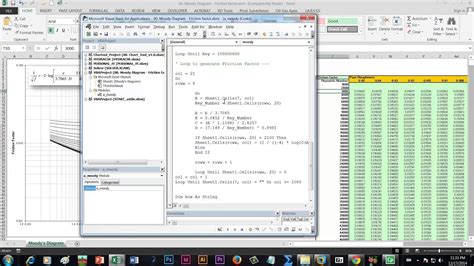 Generando Diagrama de Moody con Excel VBA - YouTube