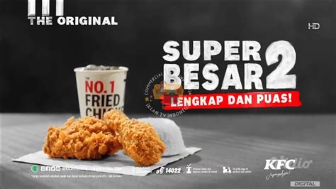 IKLAN KFC INDONESIA • KFC SUPER BESAR 2 "Lengkap dan Puas!" • 15s (2022 ...