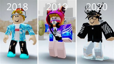 My Roblox Avatar Evolution(2018-2020) - YouTube