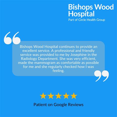 Bishops Wood Hospital on LinkedIn: ⭐Feedback Friday!⭐ What a brilliant ...