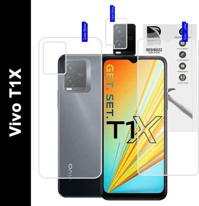 DESIBUZZ Front and Back Tempered Glass for Vivo T1X, Vivo T1X Camera Lens - DESIBUZZ : Flipkart.com