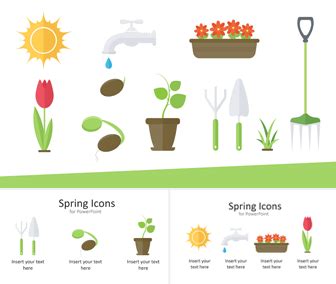 Spring Icons for PowerPoint - Templateswise.com